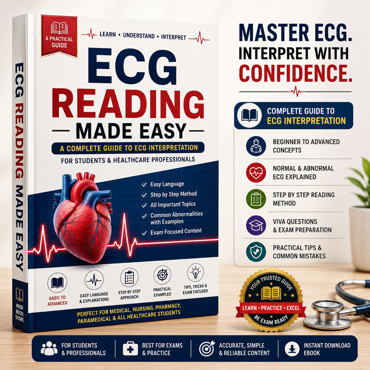 ECG Reading Made Easy – Complete ECG Interpretation Guide