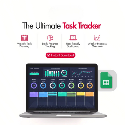 Ultimate Habit Tracker – Daily, Weekly & Monthly Google Sheets Planner