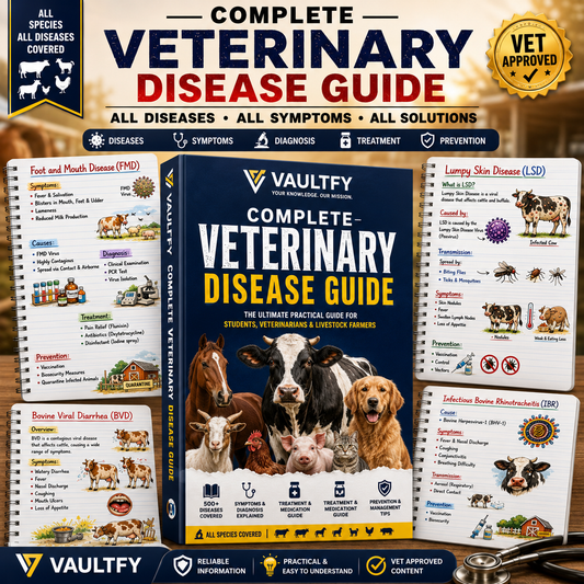 Complete Veterinary Disease Guide | Symptoms, Diagnosis, Treatment & Prevention
