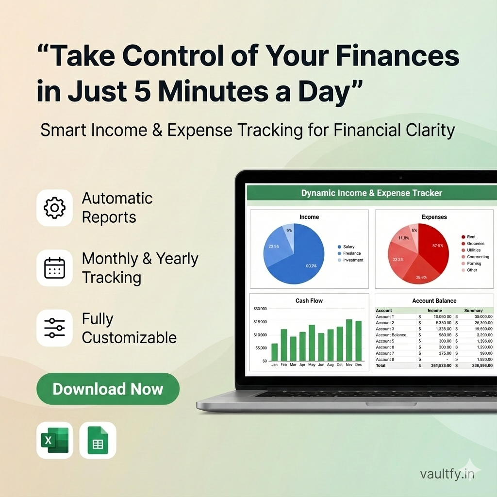 All-in-One Habit + Income & Expense Tracker (Best-Selling Combo)
